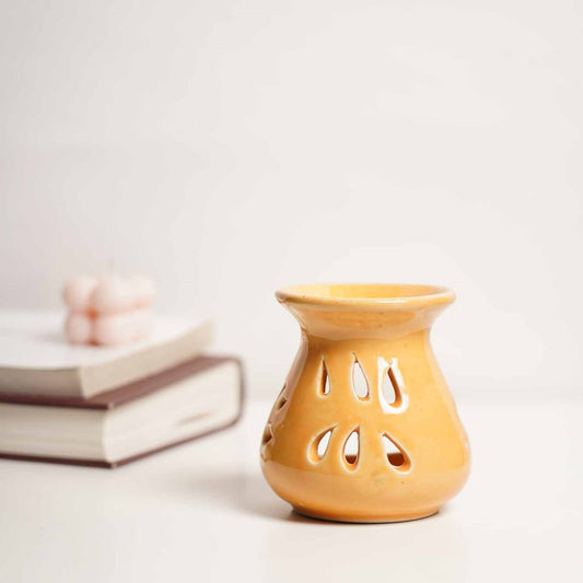 Aroma Oil Diffuser/Burner - Yellow