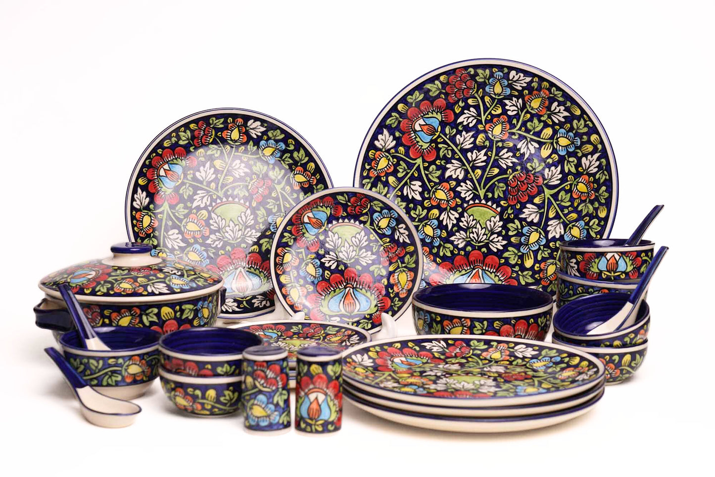 Baagh Dinner Set for 4 - 25 Pieces